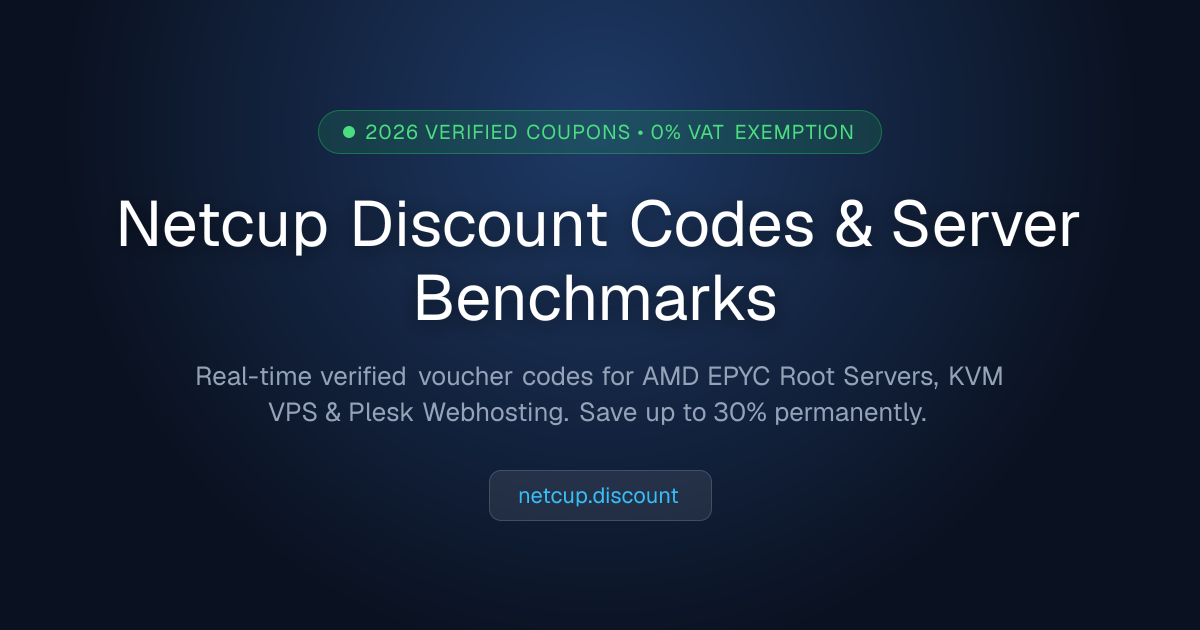 Netcup VPS Coupons October 2026 — 1 Month Free